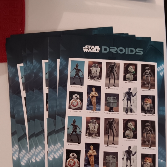 usps Other - Star Wars Forever Stamps droids